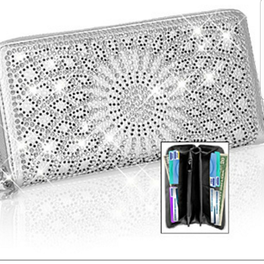 Silver Sparkle Wallet